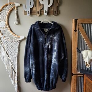 Vintage Souls × Free People Keep It Cool Oversized Tiedye Sweatshirt Nwot